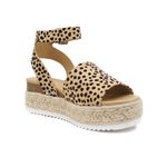Altar'd State Leopard cheetah print espadrille platform sandals Photo 3