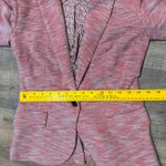 Cartonnier Pink Heathered Knit Blazer Jacket Women's XS Floral Lined Preppy Photo 4