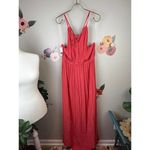 SO  Halter Coral Maxi Dress - Size - Medium Photo 2