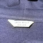 Jack Wills Navy Hoodie Cropped Quarter Zip Women’s Size 10 Photo 3