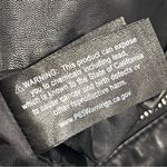 Lulus NEW  Black Faux Leather Up On A Tuesday Moto Jacket Photo 11