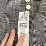 Topshop Glen plaid black and white flared pants never worn Photo 3