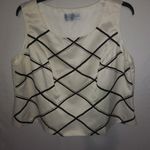 Jessica Howard  XLP Creme Satin Chocolate Trim Top Petite Photo 0