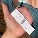 J.Crew New Teal Green Ribbed Square Neck One-Piece Swim Bathing Suit Size 22 Photo 7