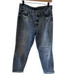 Judy Blue Midrise Boyfriend Cuffed Stretchy Comfortable Medium Wash Jeans 11/30 Photo 2