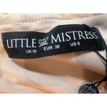 Little Mistress  NWT ROSE GOLD HAND SEWN SEQUINED GOWN WOMENS SIZE 6 Photo 12