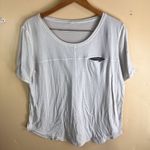 Lululemon Run Away Tee Size 14 SS Shirt White Reflector Pocket Activewear Yoga Photo 0
