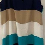 Style Rack S by Striped Spaghetti Strap Mini Flowy Dress Women's Sz M Photo 0