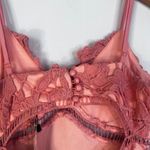 Boohoo NWT Pink Embroidered Floral Lace Cutout Midi Bodycon Dress Size 6 Photo 5