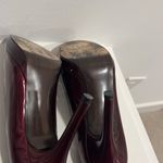 Stuart Weitzman  Burgundy Platswoon Patent Leather Pumps Photo 6