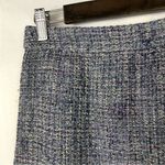 J.Crew The Pencil Skirt Blue Tweed Knee Length Skirt 2 Photo 3