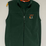 Colosseum University of Miami Green Fleece Vest Photo 0
