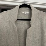 Madewell wool nude gray tan open front long oversized sweater coat XXS Photo 5