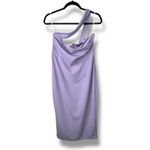 Lulus NWOT Hold Your Attention Lilac Purple One-Shoulder Sleeveless Midi Dress Photo 2