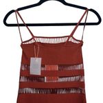 Cult Gaia NEW NWT Olitan Embellished Midi Dress In Tannin Photo 9