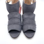 Naturalizer Soul Christina Denim Leather Block Heel Sandals Photo 6