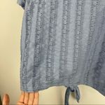 Free People  Star Struck Puff Sleeve Open Back Top Crop Sz Small Photo 6