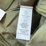 Aerie offline army green cropped foldover hi-rise 7/8 leggings women large Photo 5