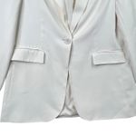 ASTR  THE LABEL Laudine Blazer Jacket Cream L Single Button Classic Neutral Chic Photo 6