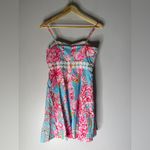 Lilly Pulitzer Lily Pulitzer Lenore Lolita dress cutout sunglow breakwater blue print size 2 Photo 1