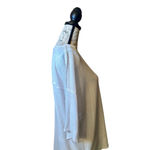 Project Social T  Extra Small White Waffle Knit V Neck T Shirt Photo 6