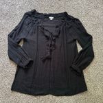 Sundance  black long sleeve lightweight swim cover up size S Photo 4