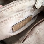 Michael Kors Cindy Gold Metallic Saffiano Leather Dome Shaped Top Handle Satchel Photo 12