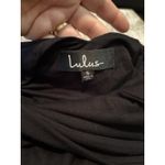 Lulus Black Maxi Dress Size Small Spaghetti Straps V Photo 3