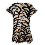 Kenzo Skater Dress Womens Size Medium Cotton Sweatshirt Vtg Y2K Navy Orange Black Photo 2