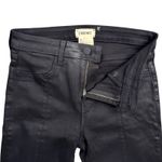 L'Agence L´AGENCE Mid Rise Coated Skinny Jeans Black Size 26 Split Ankle Photo 6