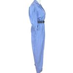 Vintage 90’s Byer Too! Blue Button Down Cotton Blend Jumpsuit S Blue Photo 2