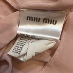 Miu Miu  Silk Blouse sz 42 Peter Pan Collar Cottagecore dainty Photo 4