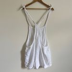 Aerie  White Gauze Short Overalls Size Large Overalls Shorts Photo 5