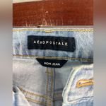 Aeropostale  4 Mom Jean Button Fly Sky Blue Denim Pants Photo 6