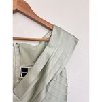 Tadashi Shoji VTG Tadashi Neiman Marcus Gown Pleated Satin Bodice Tiered Chiffon Maxi Dress XS Photo 3