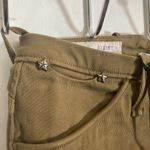 Cycle of Italy women's size 25 low rise olive green jeggings skinny pants 25x31 Photo 1