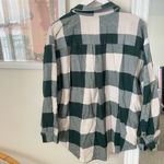 Aerie  Anytime Fave Buffalo Plaid Checkered Flannel Button Down Shirt Top Photo 8