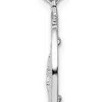 Sterling Silver Textured Turks and Caicos with Sand Dollar Pendant Photo 2