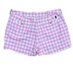 Ralph Lauren Polo Pink Gingham Shorts Women's Size 12 Casual Preppy Summer Photo 4