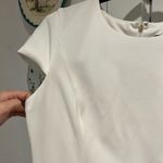 DKNY White Knee Length Dress White Photo 3