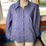 Rafaella Light Blue Button Up Dress Shirt Size 12 Photo 0
