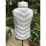 SO  Puffer Vest Gray Print Full Zipper Pockets Size XS NWT 100% Polyester Photo 8