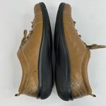 Ecco Cap Toe Oxford Derby Casual Leather Shoes Brown Womens size 40 9.5 Photo 4