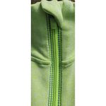 Athleta ‎ Lime Green Half Zip Athletic Running Pullover Performance Top Size L Photo 4