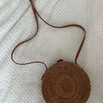 Etsy Round Woven  Rattan Crossbody Photo 0