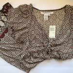 Max Studio NWT twist knot geo print dress, size M Photo 0