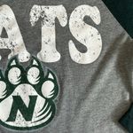 Bella Canvas Northwest Missouri State Bearcats Raglan Shirt Womens S Grey Green 3/4 Sleeve Photo 8