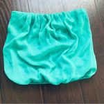 Forever 21 Bright Green Dressy Y2K Summertime Strapless Crop Tube Top Blouse | S Photo 1