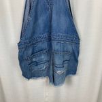 American Eagle Outfitters Distressed Denim Shortalls Sz.M Photo 9