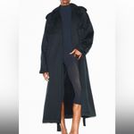 SKIMS  Boyfriend Fleece Oversized Trench Coat Onyx Black Size Small NWT Photo 9